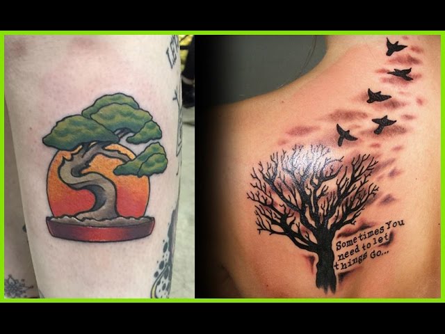 tatuajes de arboles en la espalda para hombres