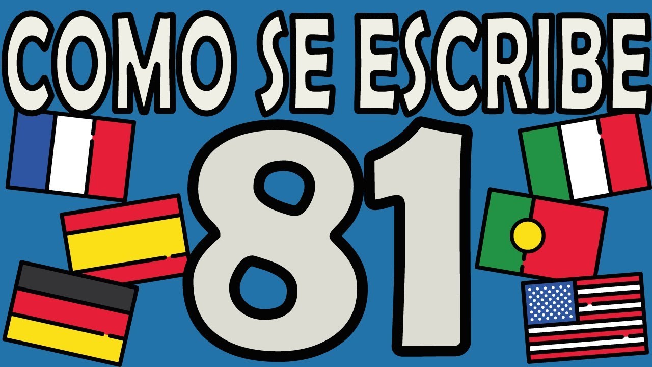 como se escribe 81 en numeros romanos