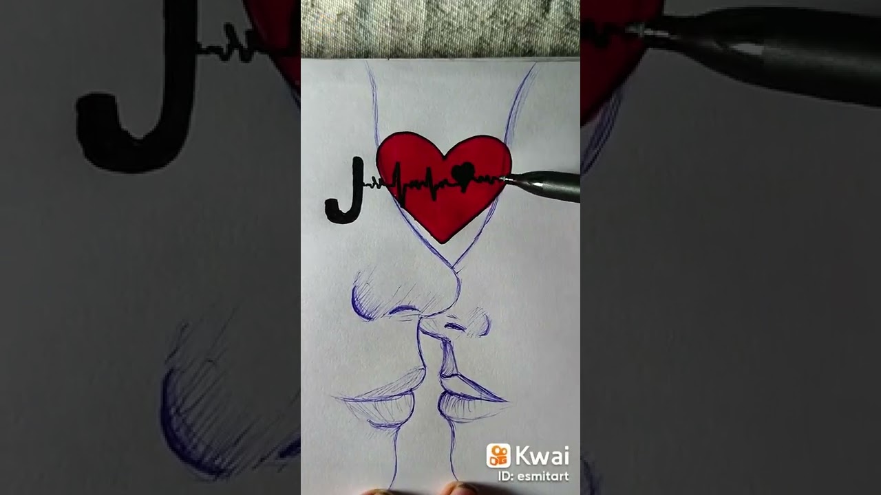 dibujos de navidad de amor a lapiz