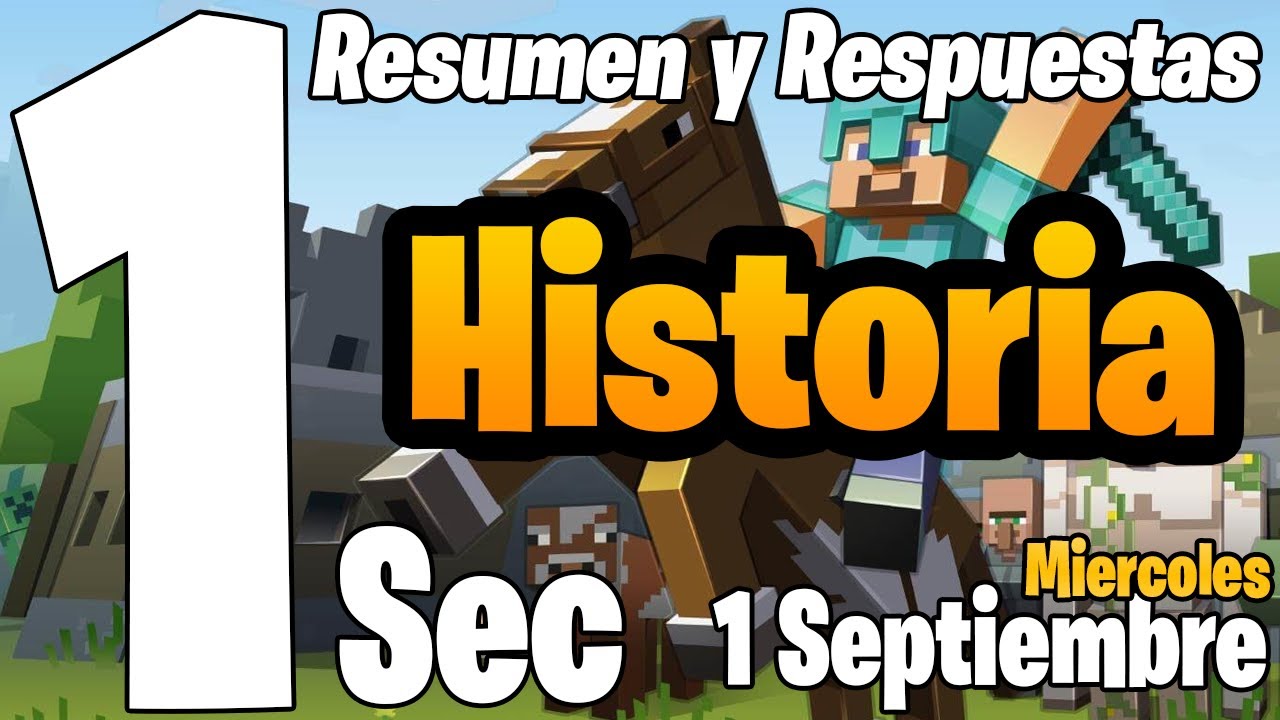 historia del mundo 1 secundaria contestado