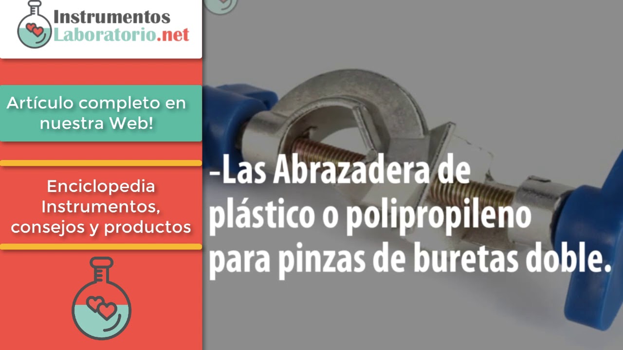 pinzas de bureta para que sirve