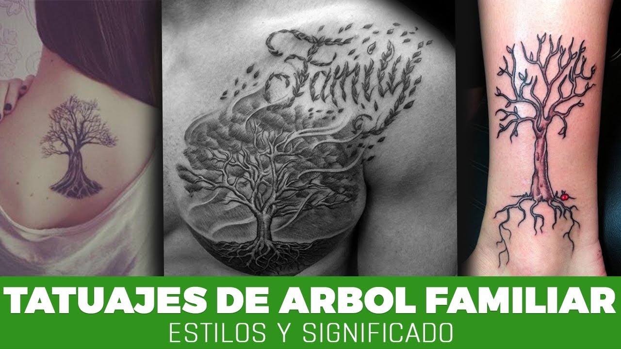 tatuajes de arbol genealogico con nombres