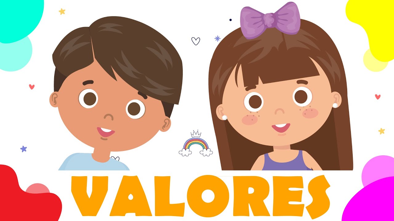 actividades de valores para niños para colorear